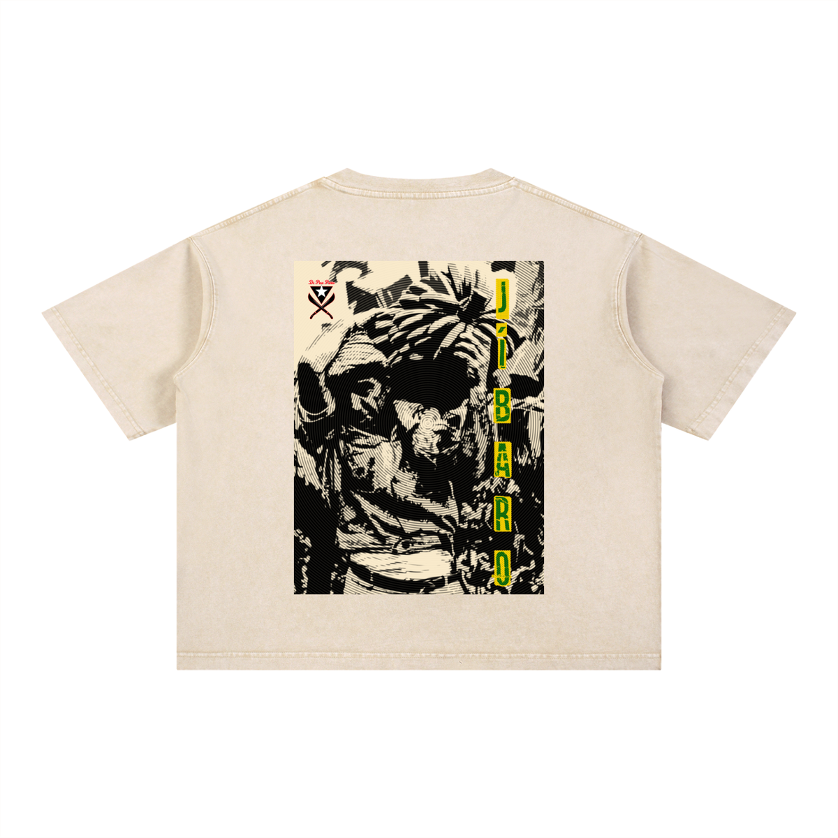Jíbaro DNA. Mineral Wash Boxy Cotton T-Shirt